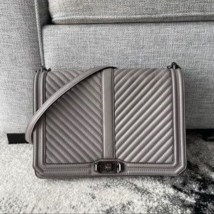 Rebecca Minkoff Chevron Love Crossbody Jumbo Bag